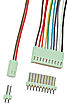 LPVS 35002 Leiterplatten-Verbindungssatz 2-polig Stecker mit Kabel 295mm und Buchse für Printmontage