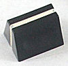 KNOPF 151 (RoHS) Knopf für Schieberegler 10 x 13 mm schwarz Huetchenform