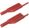 MLSWS 100/1 RT (RoHS) Umspritzte Messleitung PVC Länge 1 m Farbe rot Anschlussart beidseitig 4