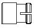 CLIP 8 SW Clip für LED 8mm schwarz