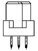 C 32 F3P4 A+C Federleiste Bauform C a+c 32-polig Einlötstift 4 mm Mindestabnahme 50 Stück