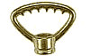 601150 Zahnringnippel Ring starr M10 Ms pol