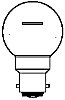 422871025 Straßen + Schienenverkehr HochvoltGlühlampen 130 V 55 W 545 Lumen klar Sockel Ba22d