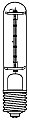 643979300 (RoHS) Halogenlampe Sockel E40 220/ 240 V 1000 W DxL 42 x 280 mm