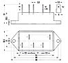 KB62-DB80/100-40 (RoHS) Silizium-Kompaktgleichrichter Dreiphasig 200 V 10 A Anschluß Flachsteckzunge