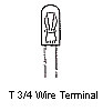 010518300 Miniaturlampe Sockel T3/4 WT 5 V 60 mA 0 30 W Mscp .050 life 25.000 filament C-2R