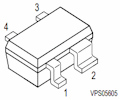 BAT64-07W-E6327 Diode Schottky 40 V 0.25 A VPS05605