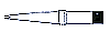 PT-K7 Lötspitze langform 1.2 x 0.4 mm 370°C