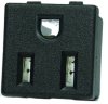 76165 USA-Einbaudose 3-polig 110/120 V 15 A Snap-In Befestigung Einbauöffnung 22 x 24.5 mm schwarz