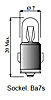 072098000 Telefonlampe Sockel Ba7s 220/240 V filament NEON +Widerstand