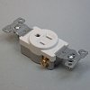 76160.15.125 USA Einbausteckdose 15 A 125 V NEMA 5-15R braun