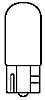 042825000 Glassockellampe Sockel T10 W2.1x9.5d 6.3 V 150 mA 1 W Mscp 240 filament C-2V life 5000